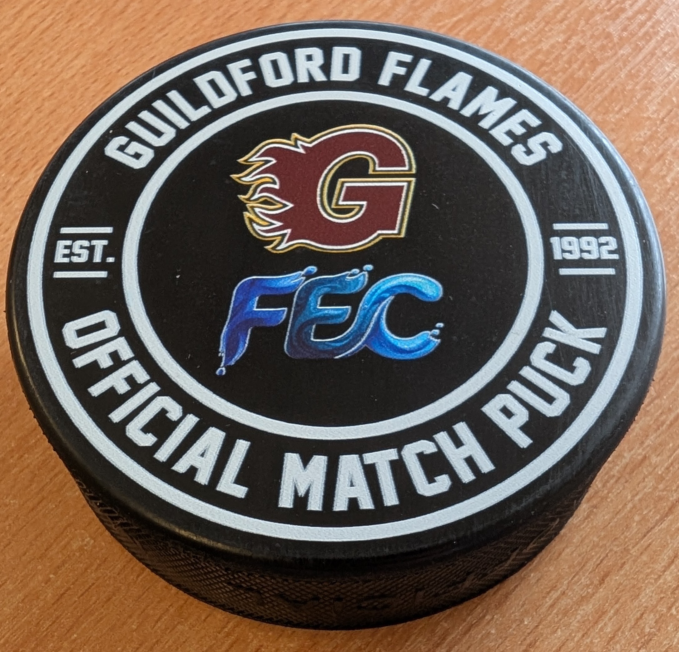 FEC Guildford Flames Puck Sponsorship